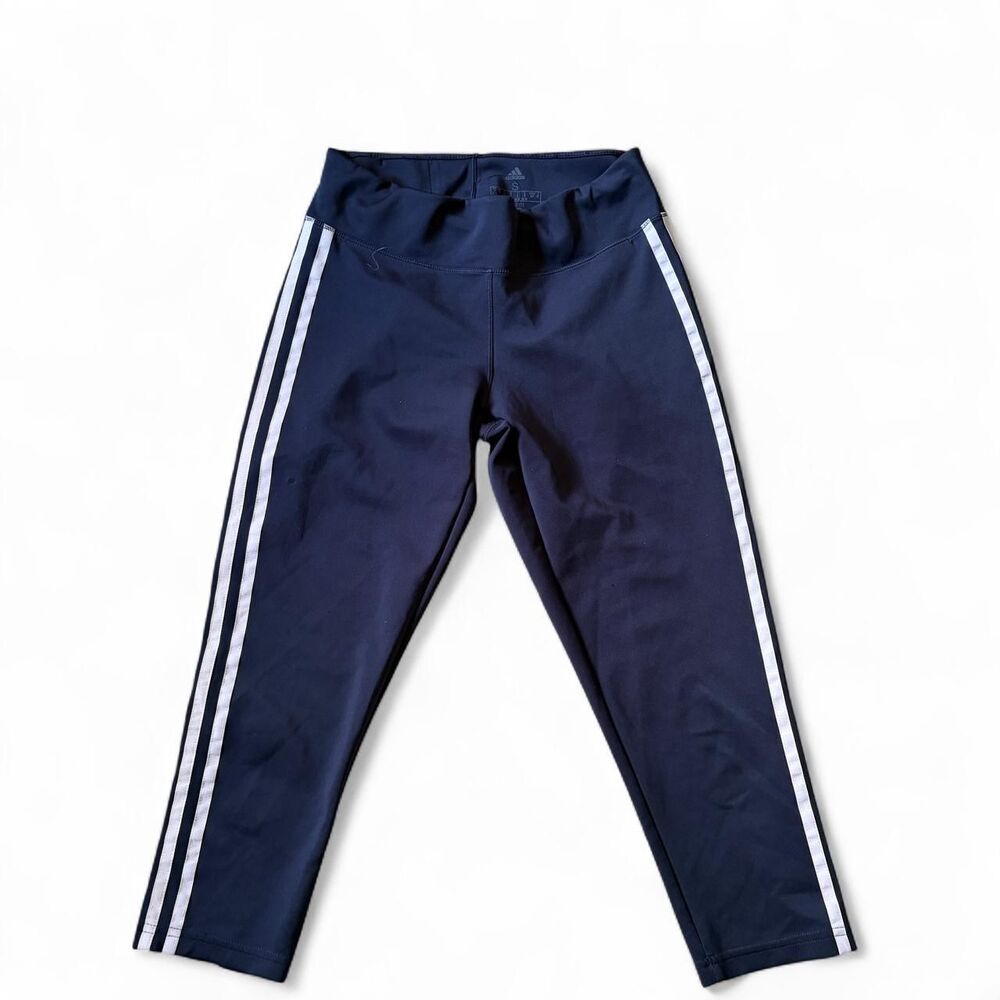 Adidas Women's Navy and Blue Leggings